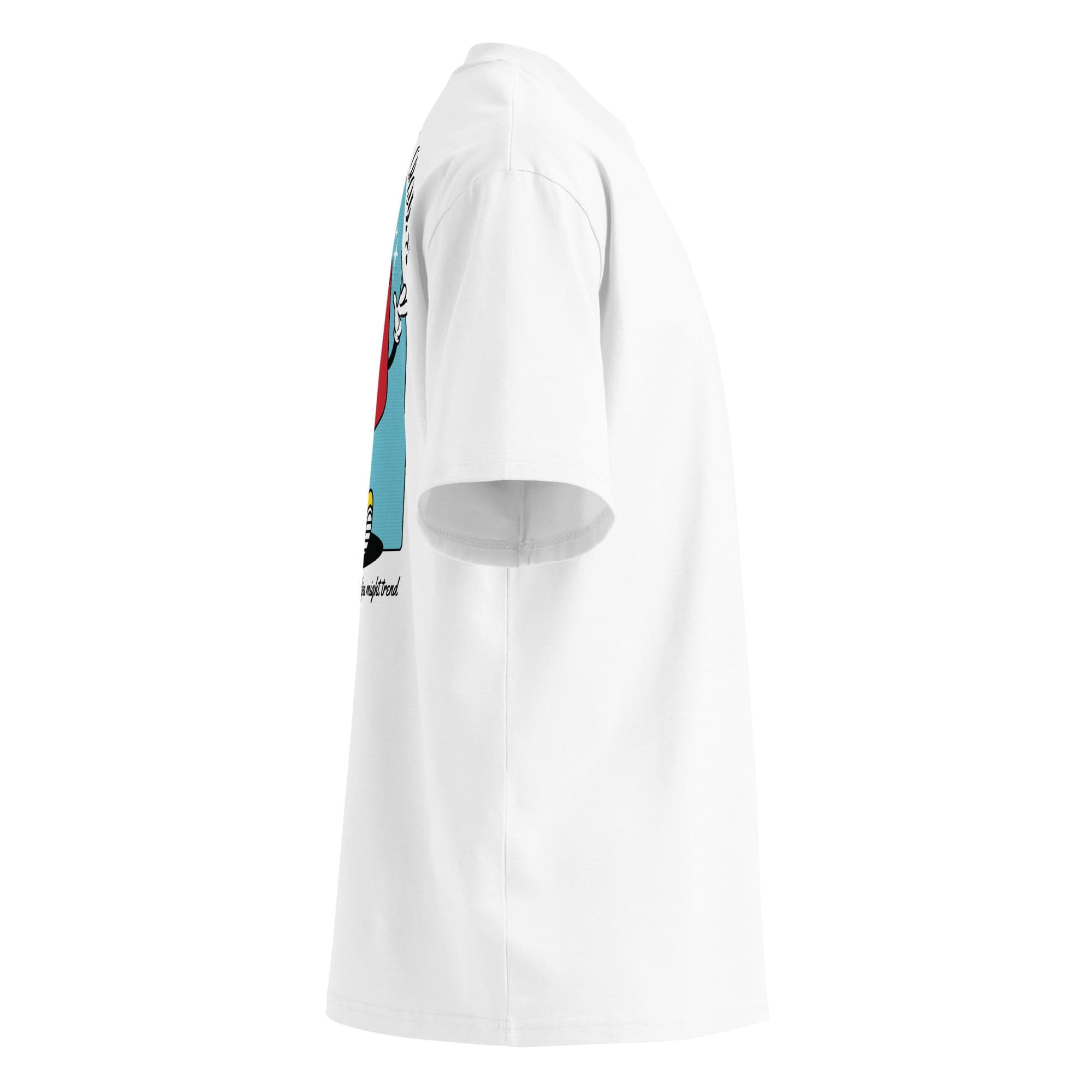 Ancestors Crown Oversized Tshirt — white right