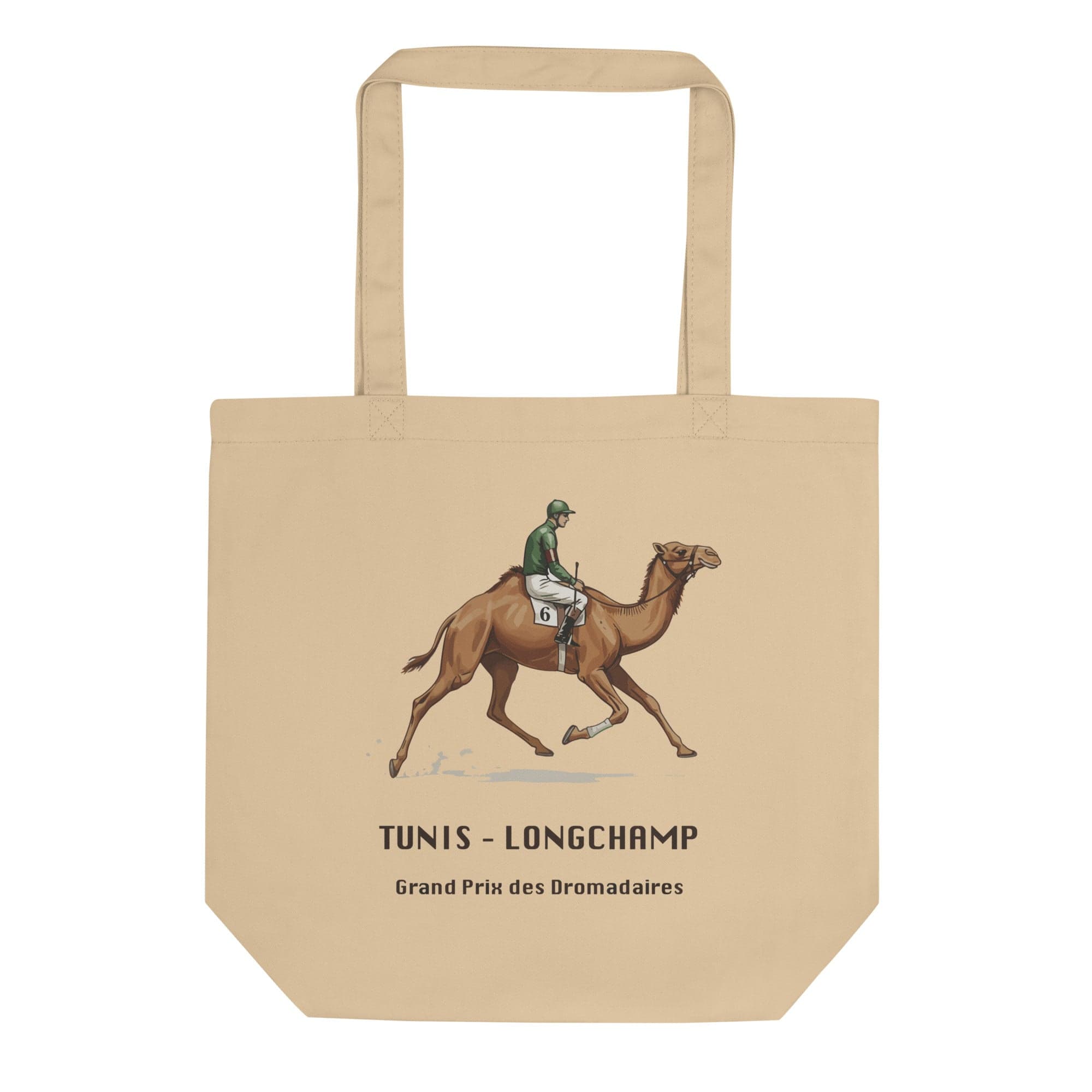 Grand Prix Eco Tote Bag — oyster front