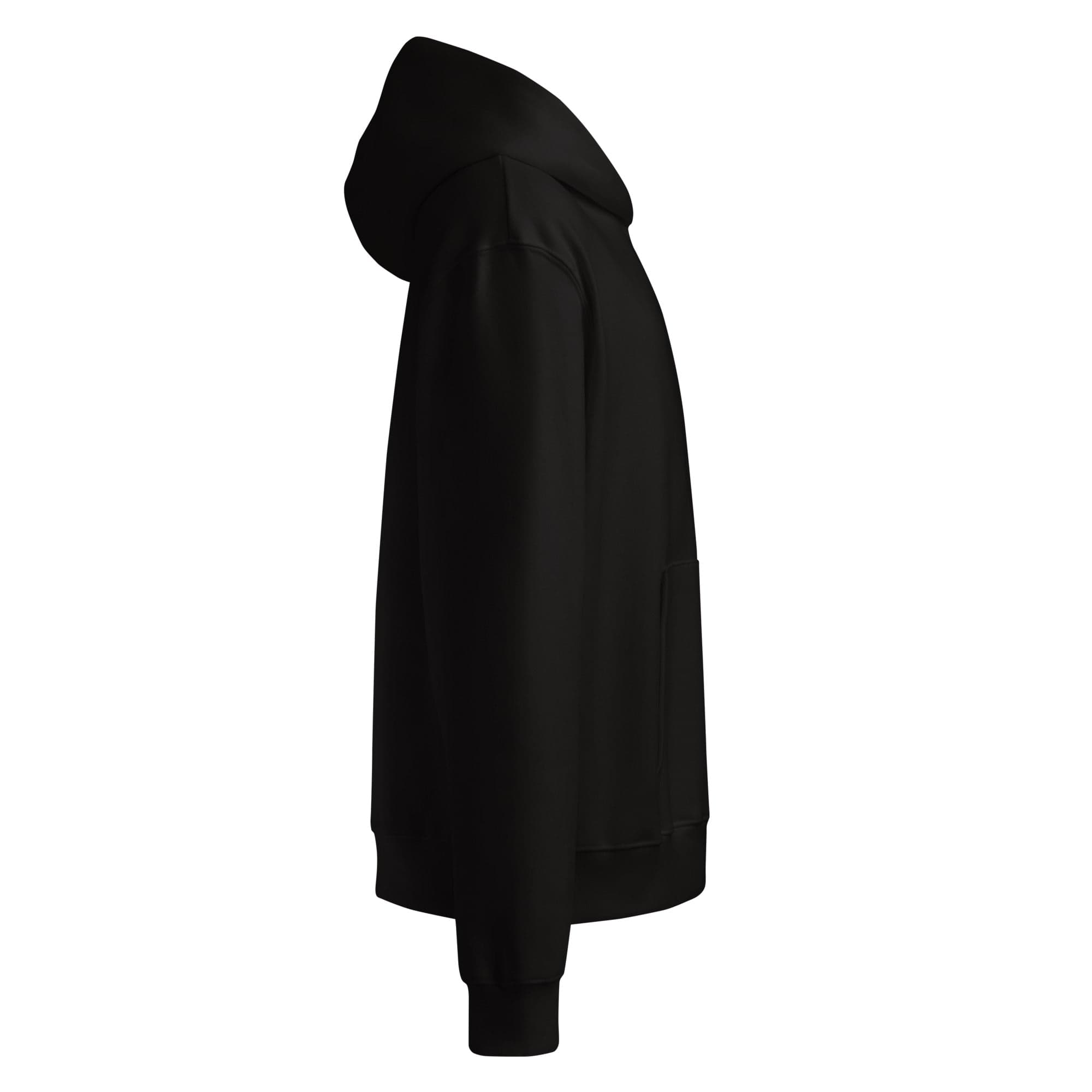 Oversized Heavyweight Hoodie — black right