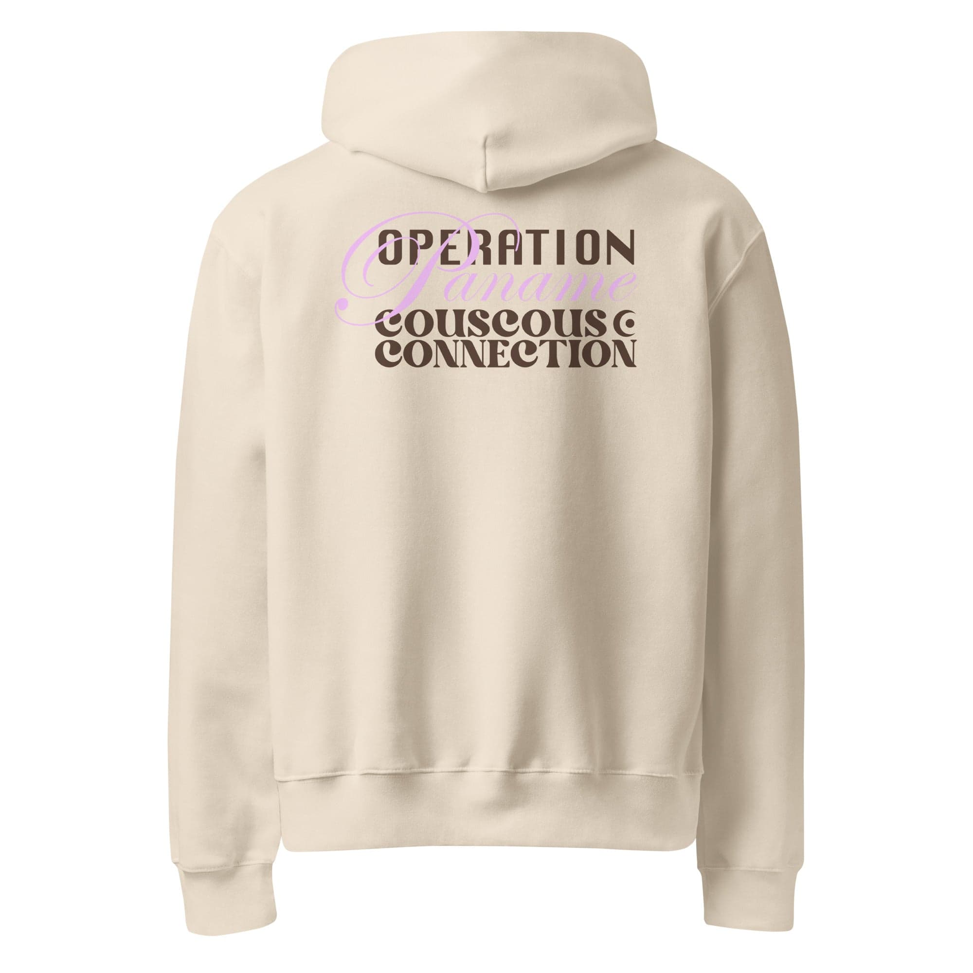Operation Paname Oversized Hoodie — dust back