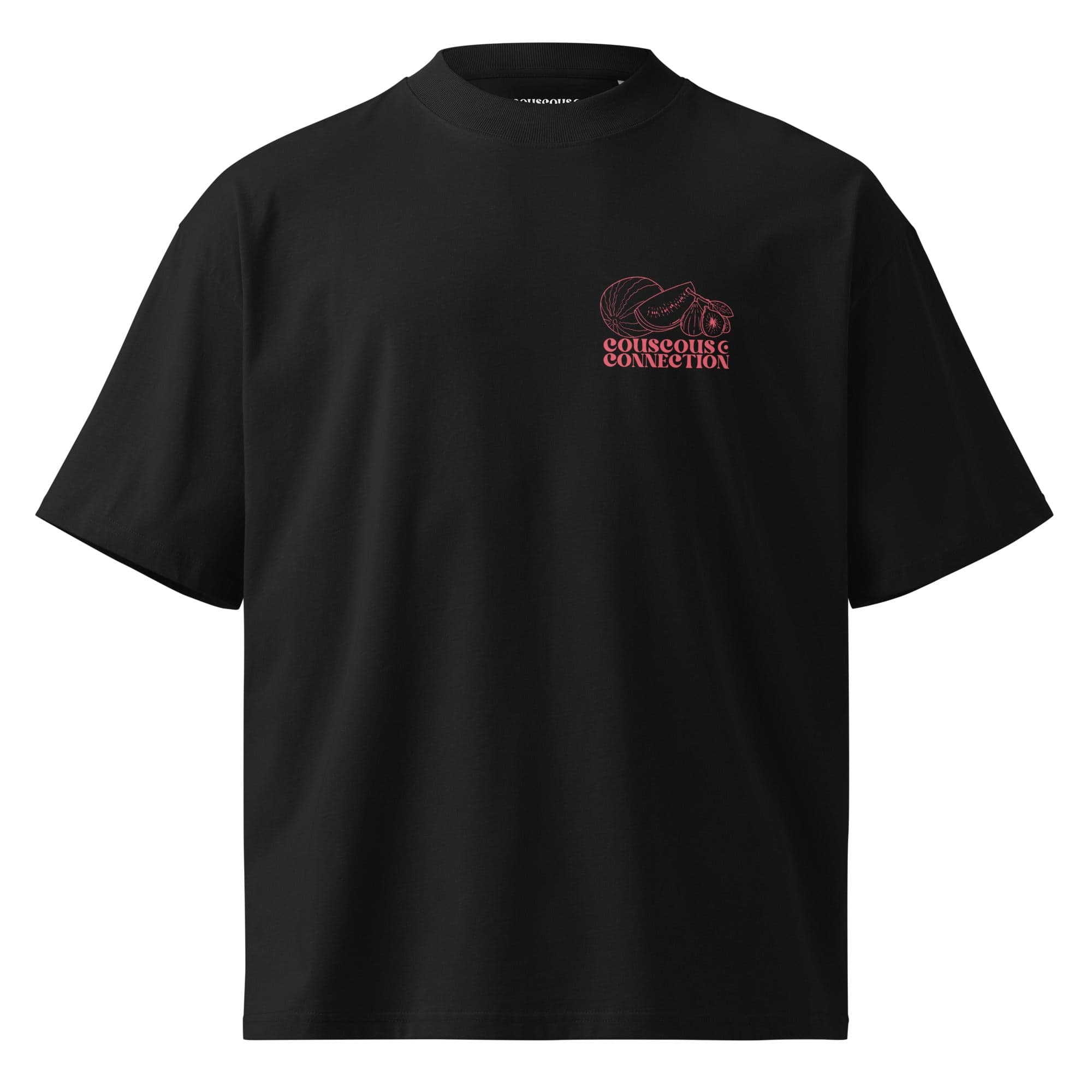 Forbidden Oversized Tshirt — black front