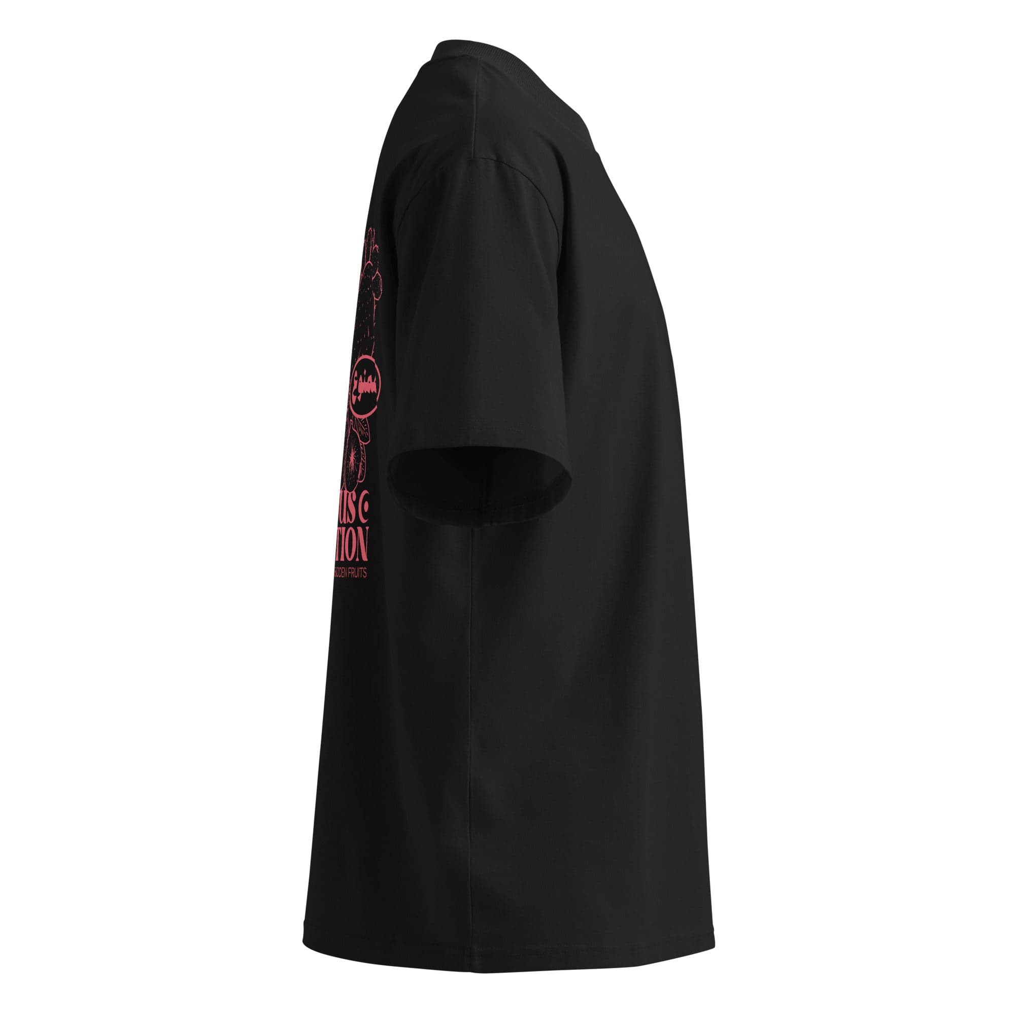 Forbidden Oversized Tshirt — black right